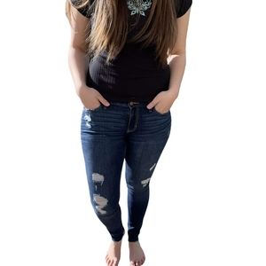 Hollister jeans, size 5R: W-27 ,L-30.